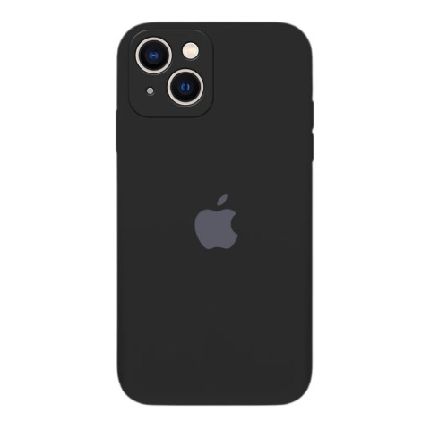 Чехол Silicone Case Full Camera для iPhone 14 Black